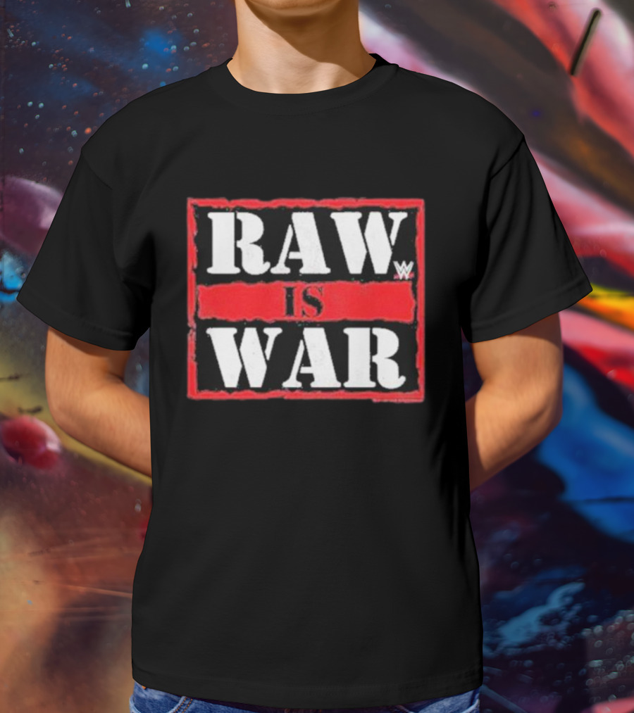WWE Raw Is War Logo Design Ripple Junction T-Shirt