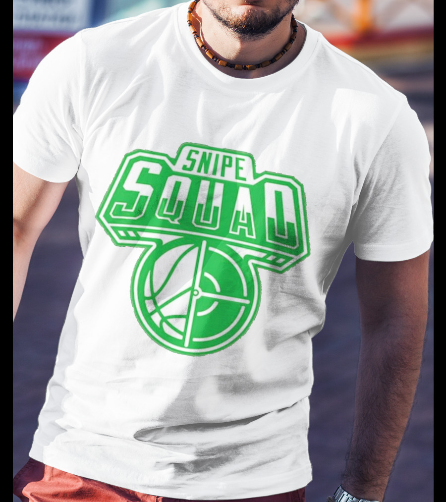Boston Celtics Snipe Squad Basketball Crosshair T-Shirt