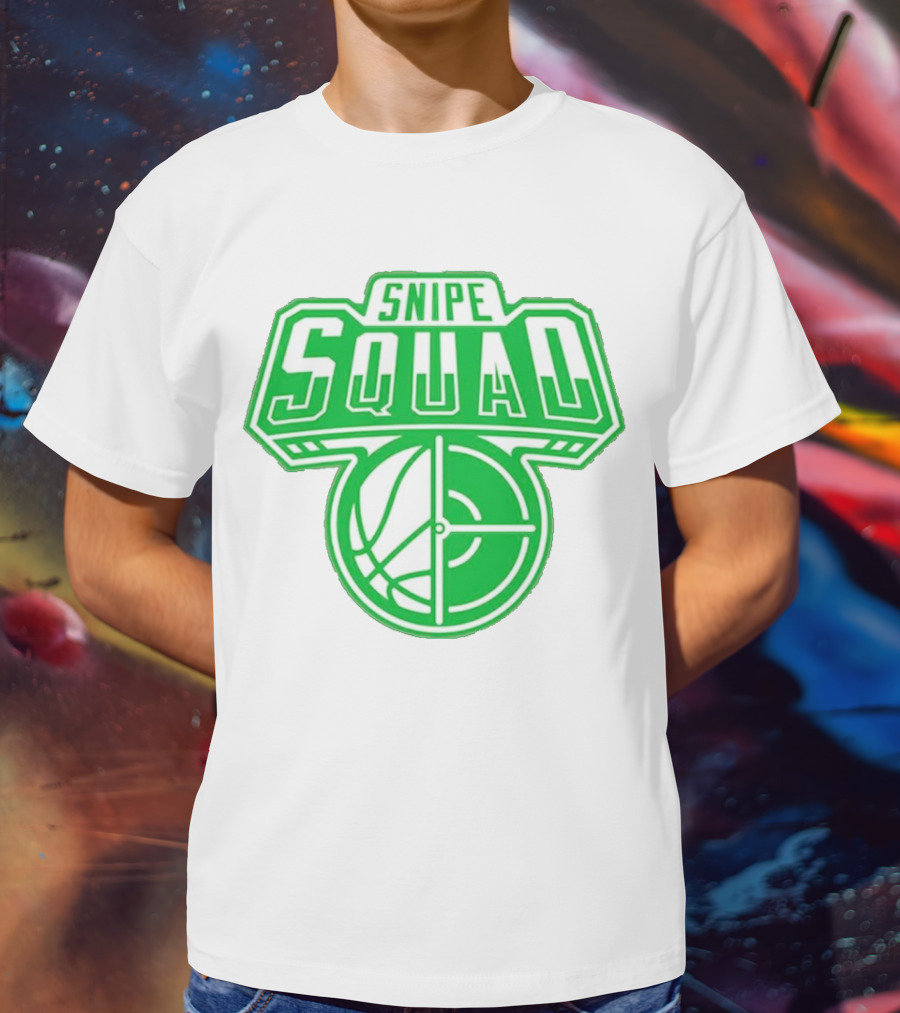 Boston Celtics Snipe Squad Basketball Crosshair T-Shirt