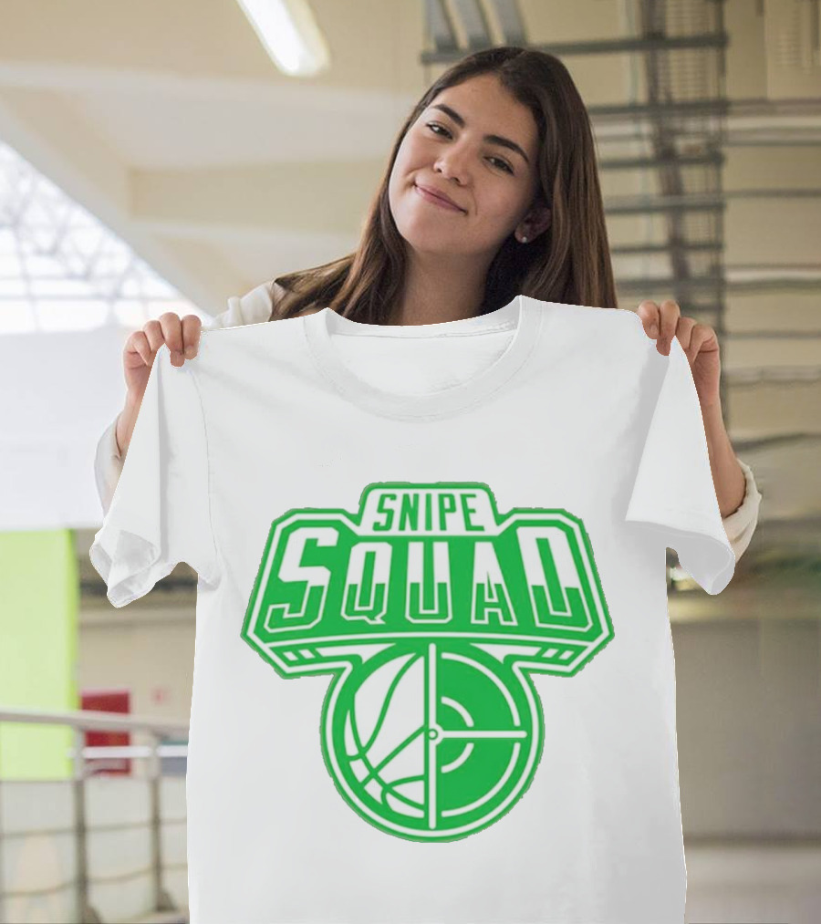 Boston Celtics Snipe Squad Basketball Crosshair T-Shirt