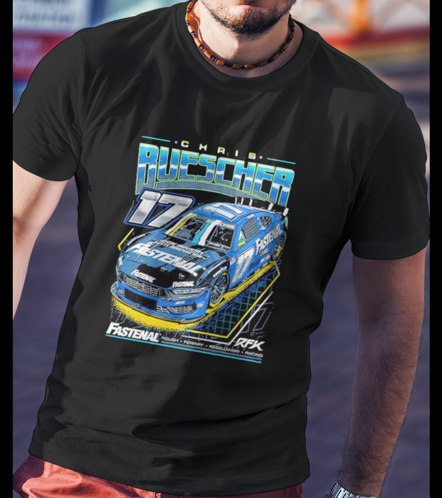 Chris Buescher 17 Fastenal RFK Racing Roush Fenway Keselowski T-Shirt