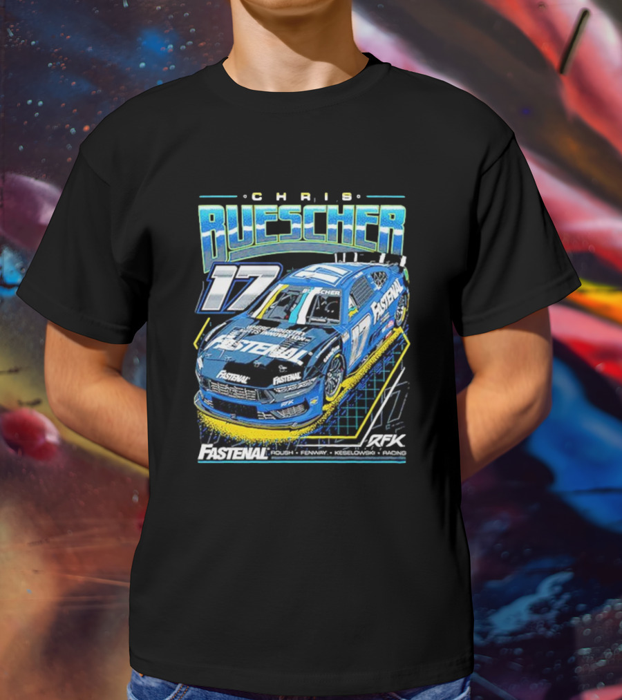 Chris Buescher 17 Fastenal RFK Racing Roush Fenway Keselowski T-Shirt