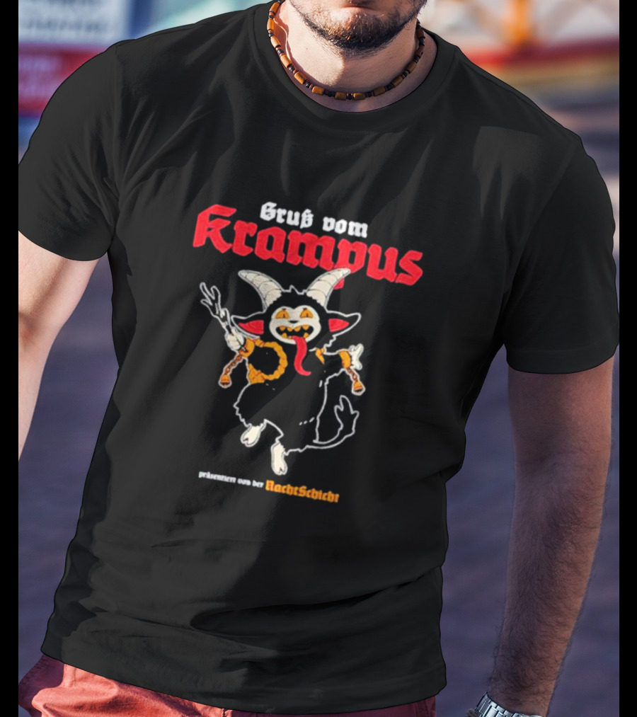 Grub Vom Krampus Präsentiert Von Der Nachtschicht T-Shirt
