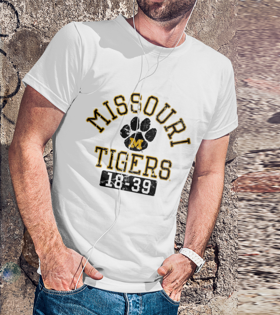 Missouri Tigers 18-39 Paw Logo Mizzou Legacy T-Shirt