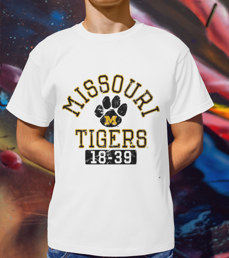 Missouri Tigers 18-39 Paw Logo Mizzou Legacy T-Shirt