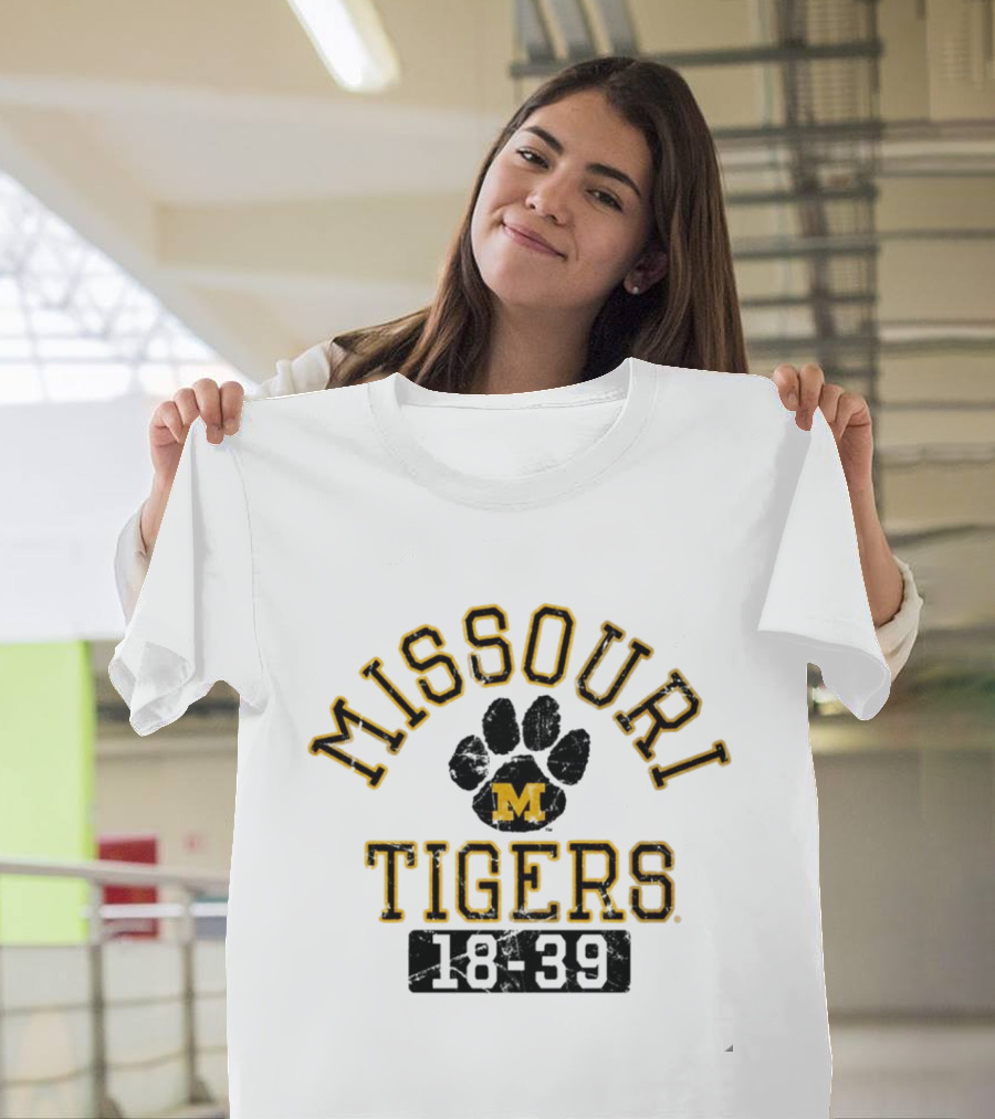 Missouri Tigers 18-39 Paw Logo Mizzou Legacy T-Shirt