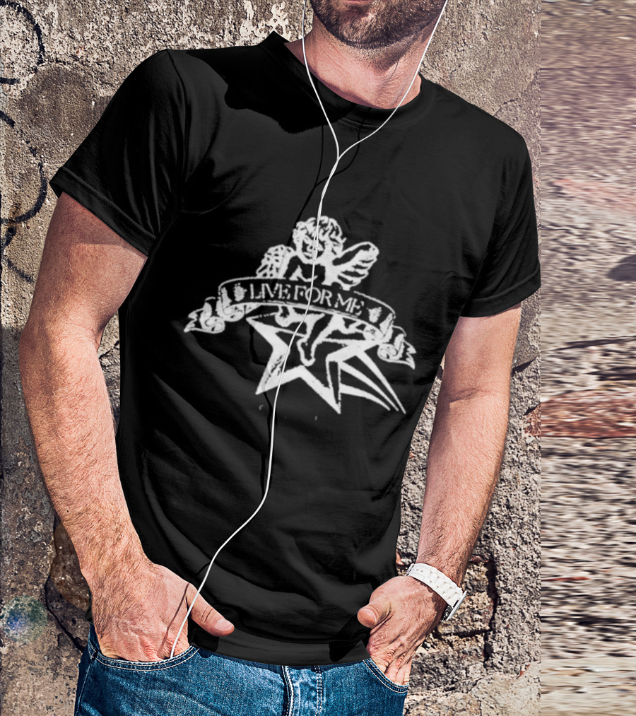 Omar Apollo Live For Me Angelic Cherub With Star T-Shirt