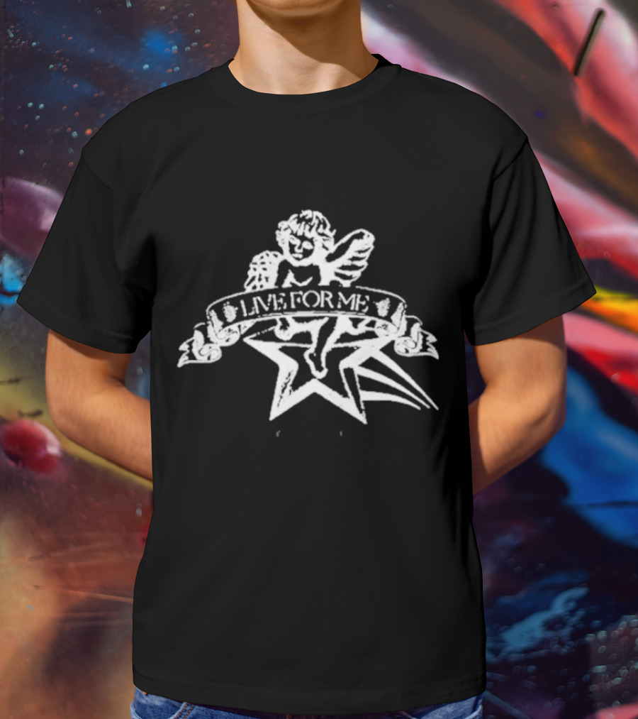 Omar Apollo Live For Me Angelic Cherub With Star T-Shirt