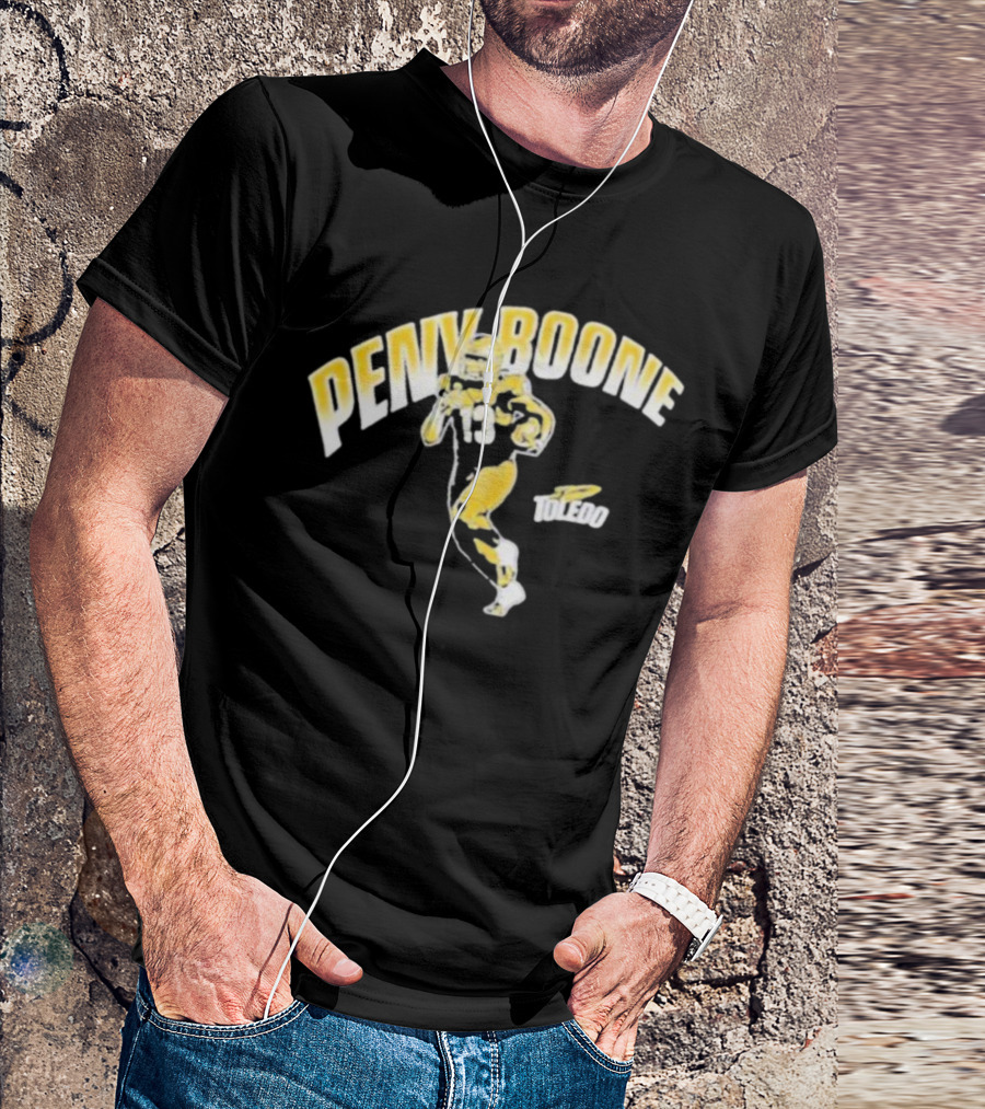 Penny Boone Toledo Football Number 13 Caricature T-Shirt