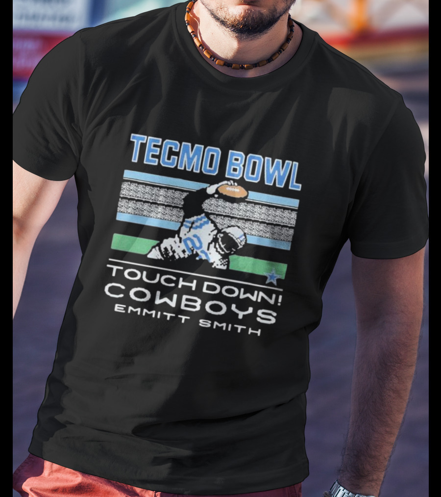 Tecmo Bowl Touchdown Cowboys Emmitt Smith T-Shirt