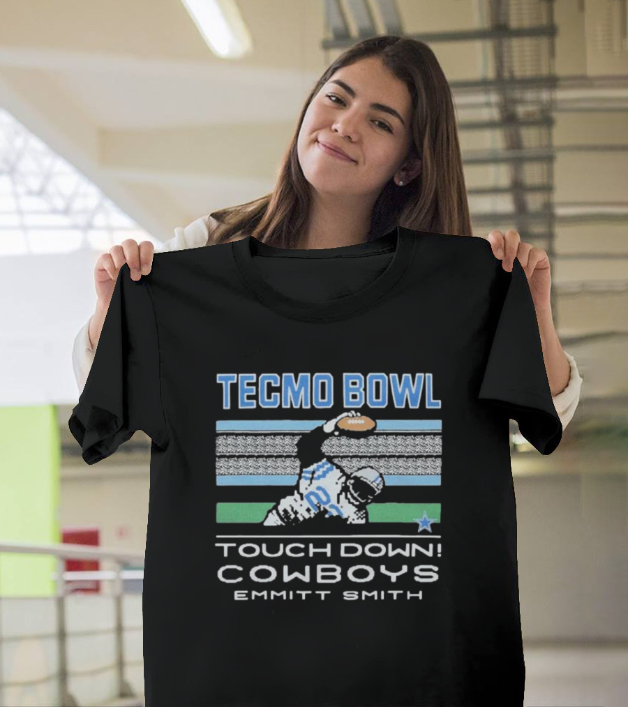 Tecmo Bowl Touchdown Cowboys Emmitt Smith T-Shirt