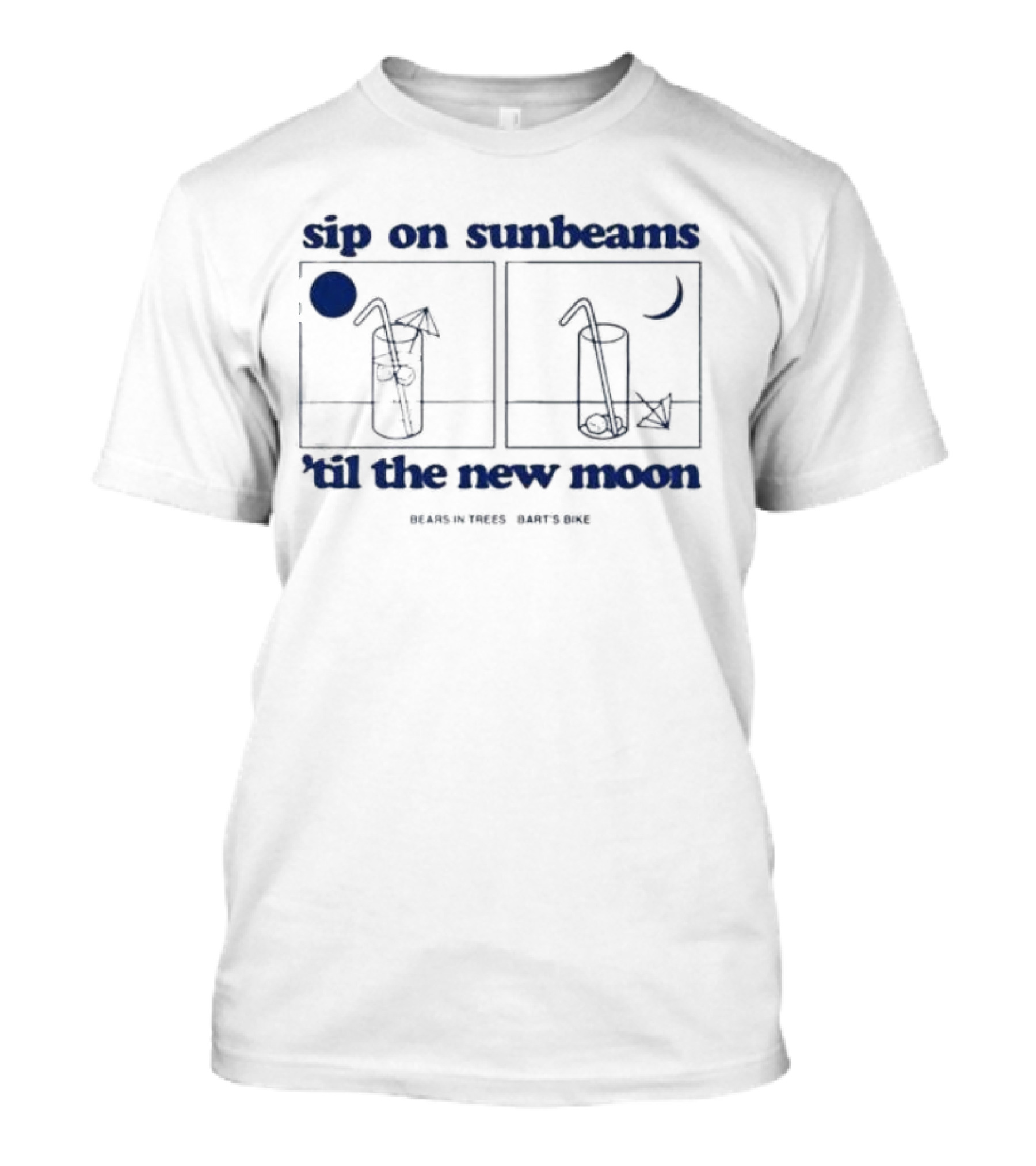 Sip On Sunbeams Bears In Trees Bart's Bike 'Til The New Moon T-Shirt