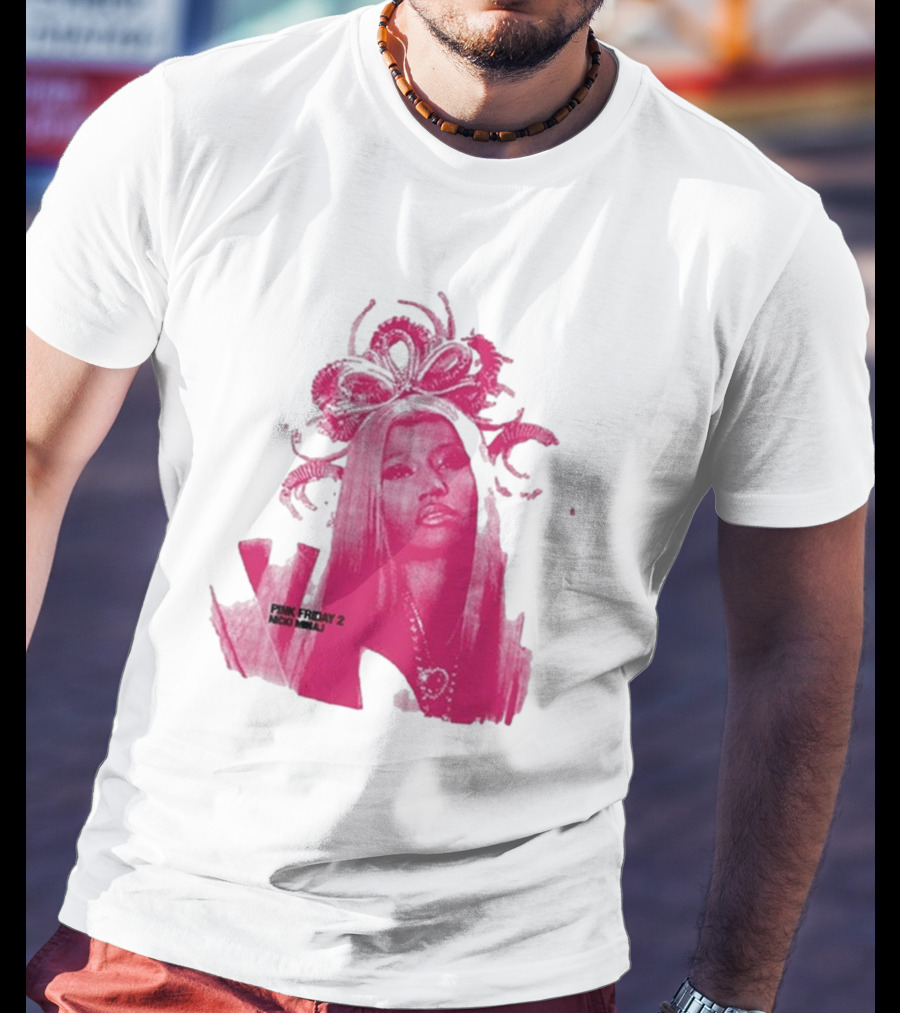 Nicki Minaj Pink Friday 2 Artistic Pink T-Shirt