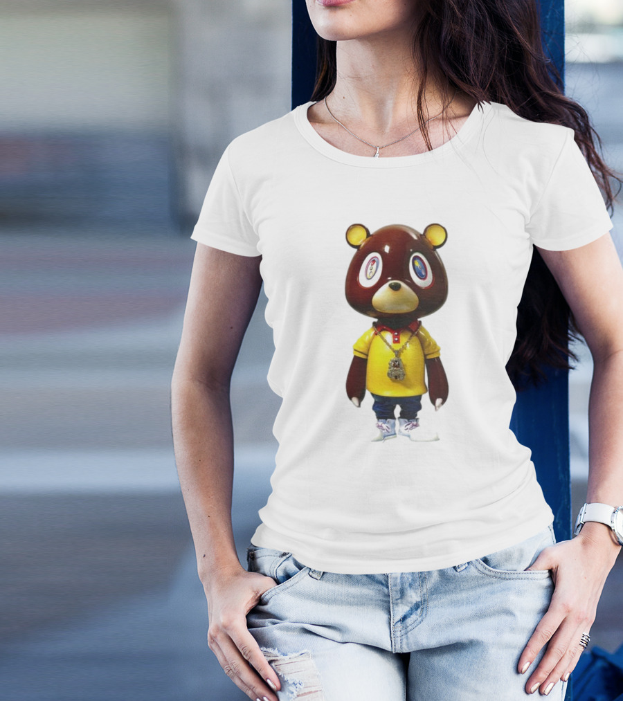 Takashi Murakami Kanye West Bear Figurine T-Shirt