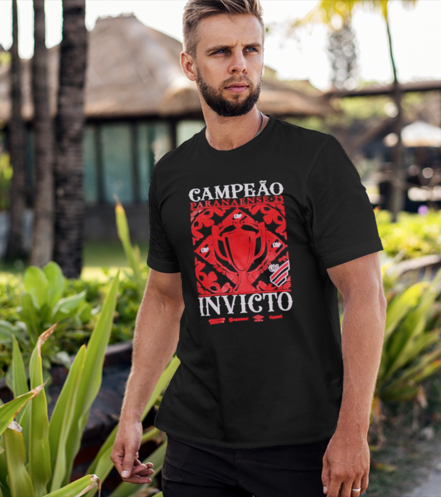 Campeão Paranaense 23 Invicto CAP Trophies And Emblems T-Shirt