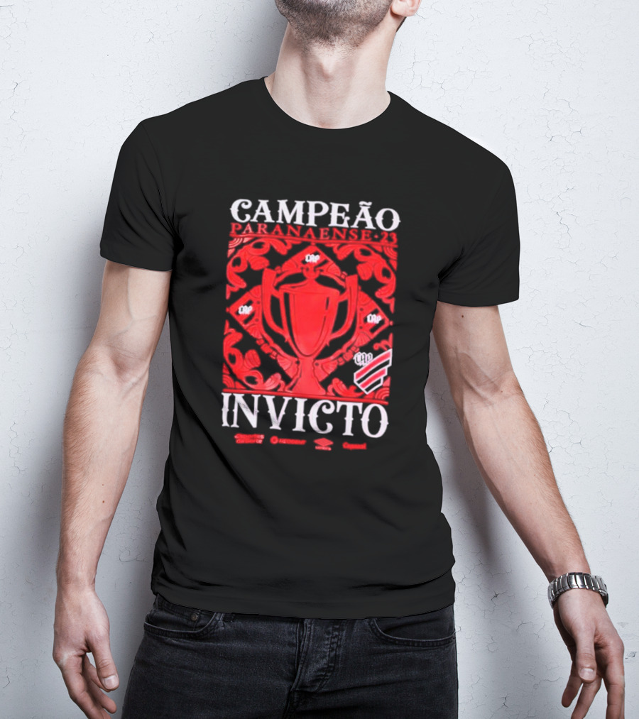 Campeão Paranaense 23 Invicto CAP Trophies And Emblems T-Shirt