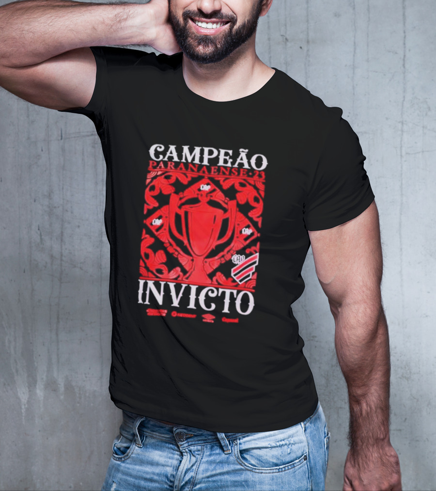 Campeão Paranaense 23 Invicto CAP Trophies And Emblems T-Shirt