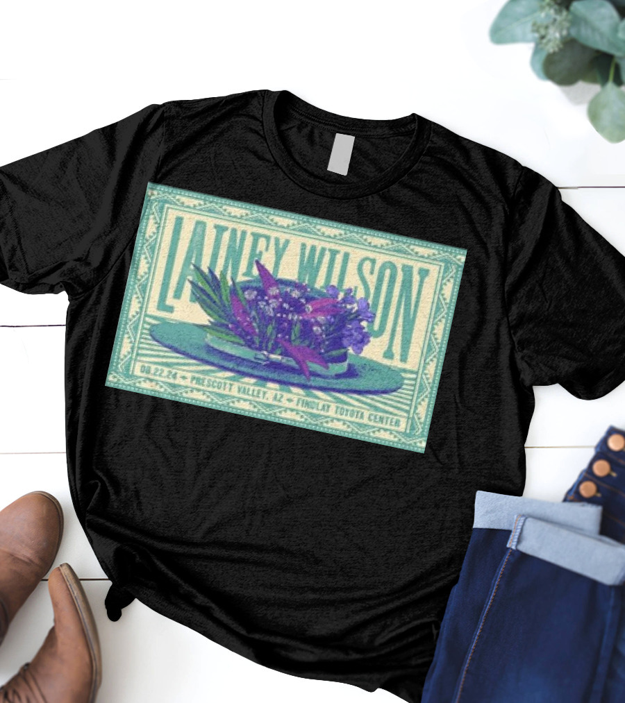 Lainey Wilson Prescott Valley AZ Findlay Toyota Center Aug 22 T-Shirt