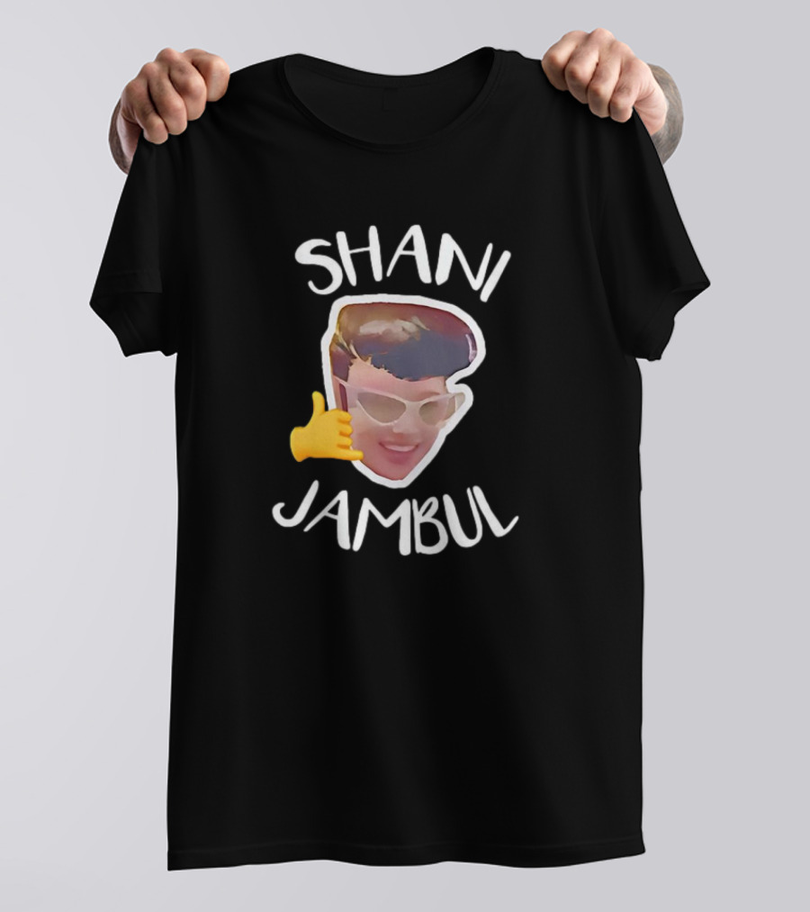 SHANI JAMBUL Emoji Sunglasses Face T-Shirt
