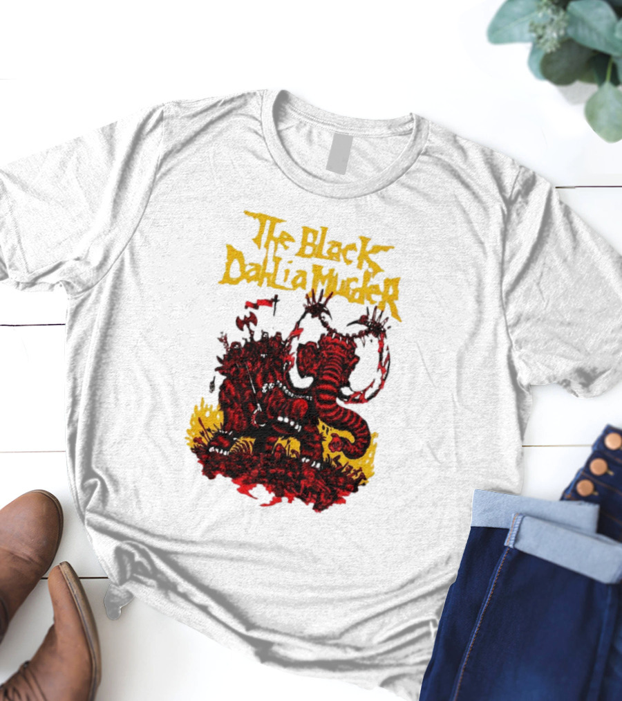 The Black Dahlia Murder Red Mammoth Battle Scene T-Shirt