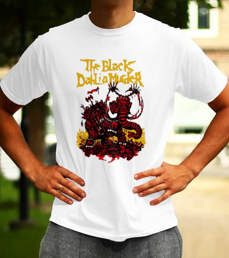The Black Dahlia Murder Red Mammoth Battle Scene T-Shirt