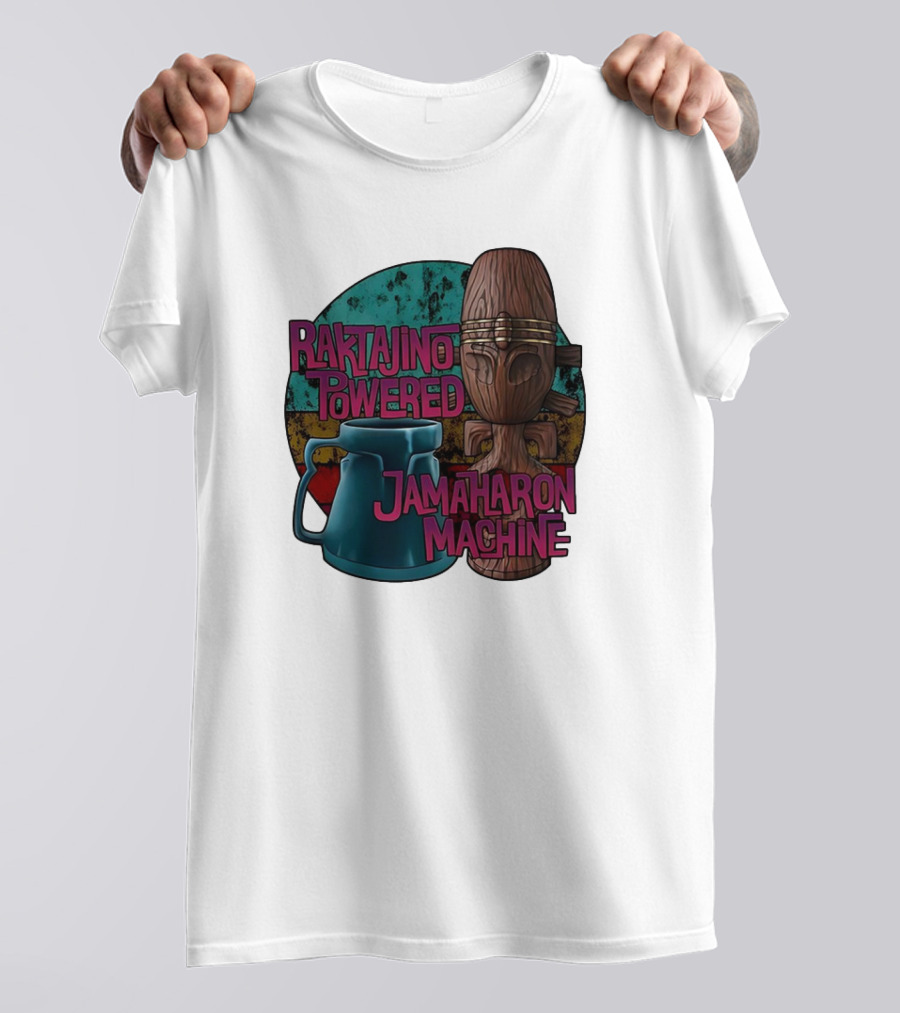 Raktajino Powered Jamaharon Machine T-Shirt