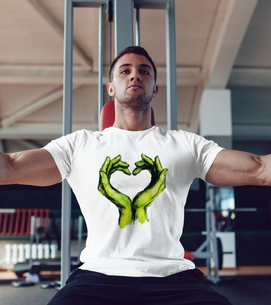 Green Hands Heart Love T-Shirt