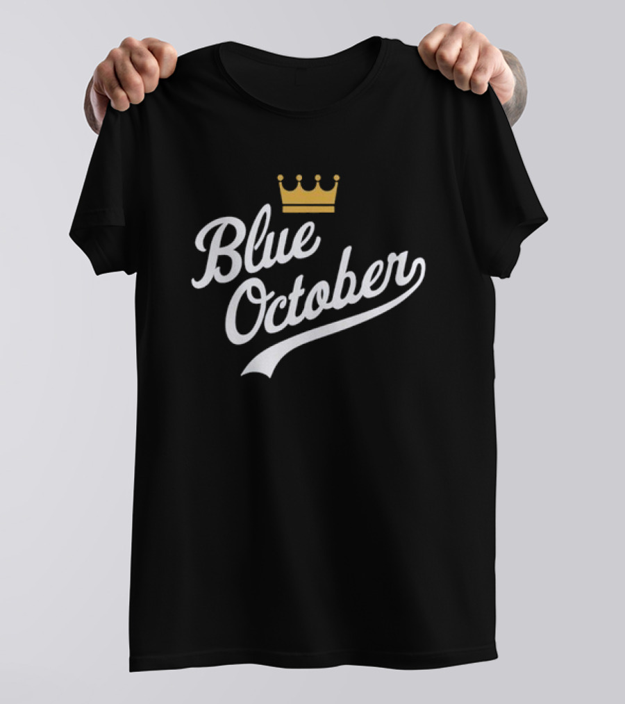 Blue October Kansas City Baseball Crown T-Shirt