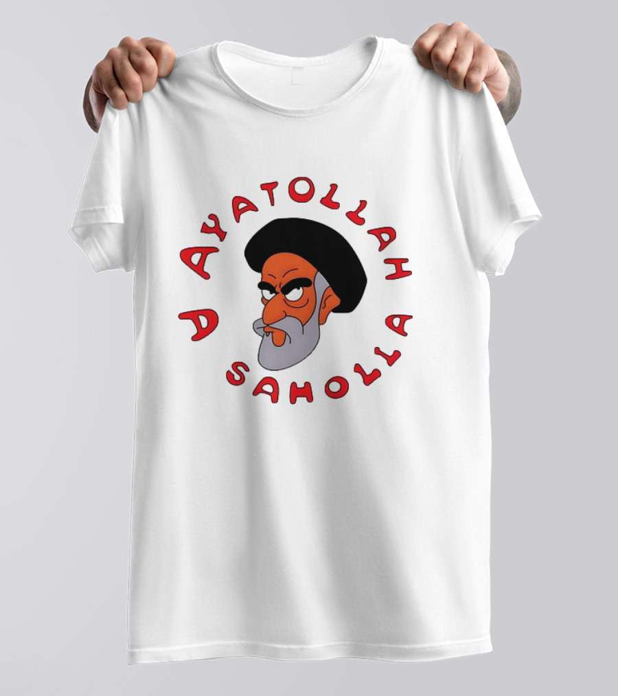 Ayatollah Asaholla Simpsons Iconic Cartoon Character T-Shirt