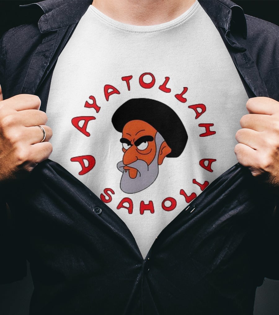 Ayatollah Asaholla Simpsons Iconic Cartoon Character T-Shirt
