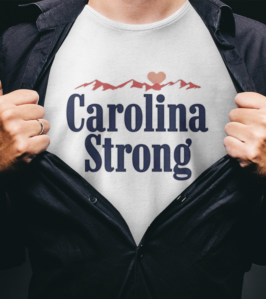 Carolina Strong Mountain Heart T-Shirt