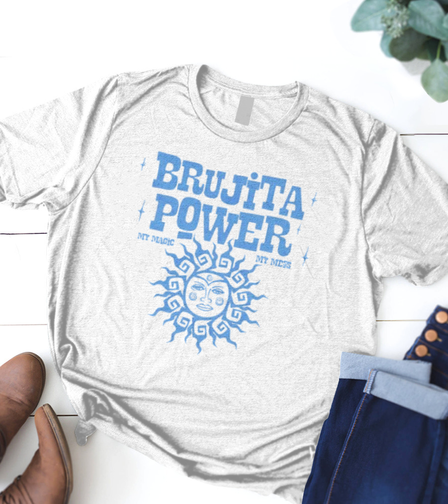 Brujita Power My Magic My Mess Retro Sun T-Shirt