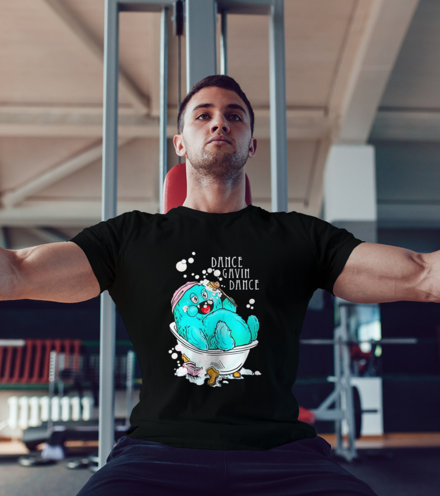 Dance Gavin Dance Band Happy Gobby In Bathtub T-Shirt