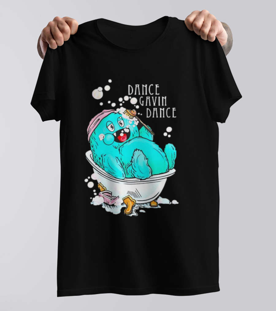 Dance Gavin Dance Band Happy Gobby In Bathtub T-Shirt