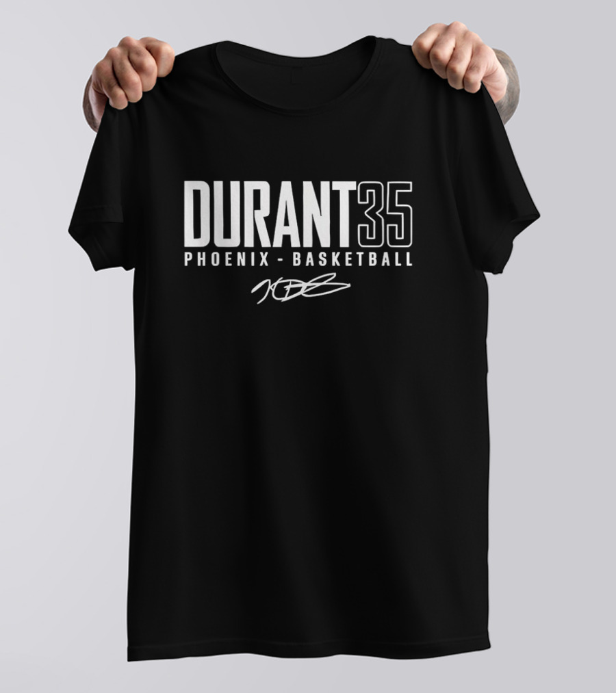 Kevin Durant 35 Phoenix Basketball KD Signature T-Shirt