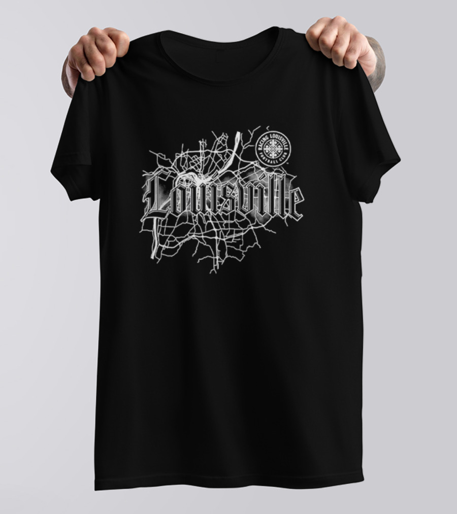 Racing Louisville Football Club Map Louisville Retro Classic T-Shirt