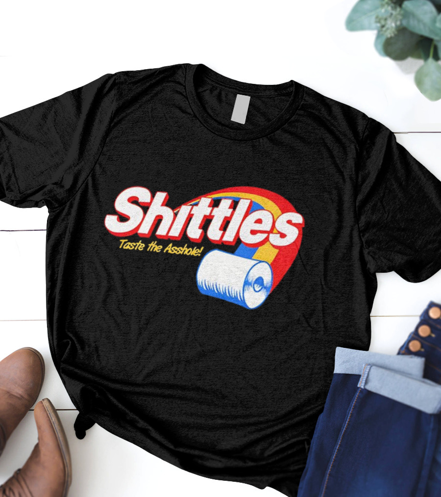 Shittles Taste The Asshole Toilet Paper T-Shirt