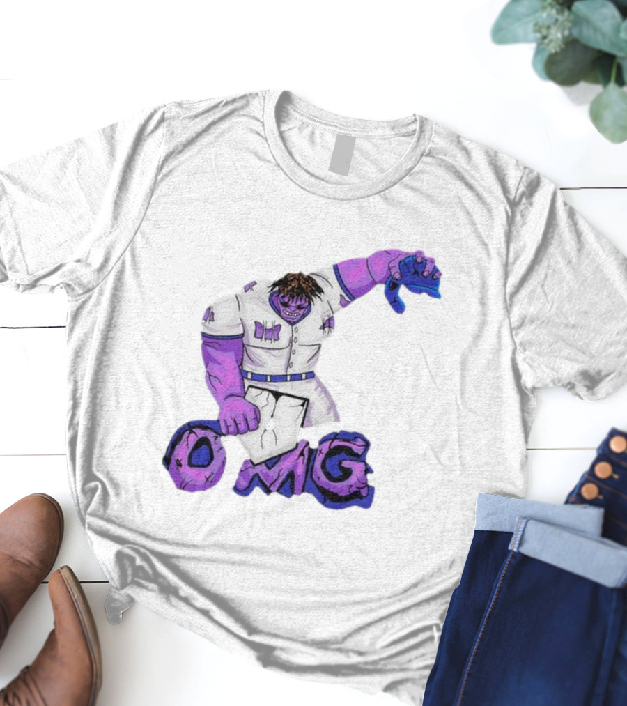 New York Mets OMG Hulk Baseball Smash T-Shirt