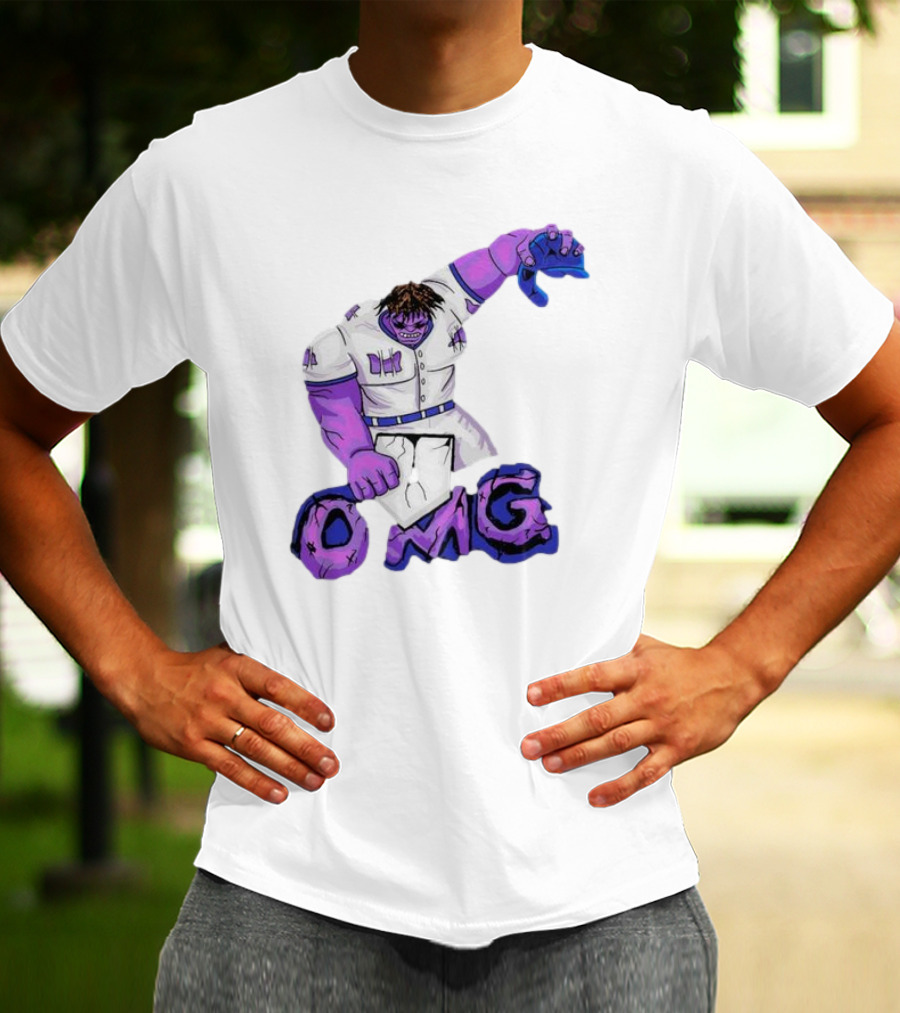 New York Mets OMG Hulk Baseball Smash T-Shirt