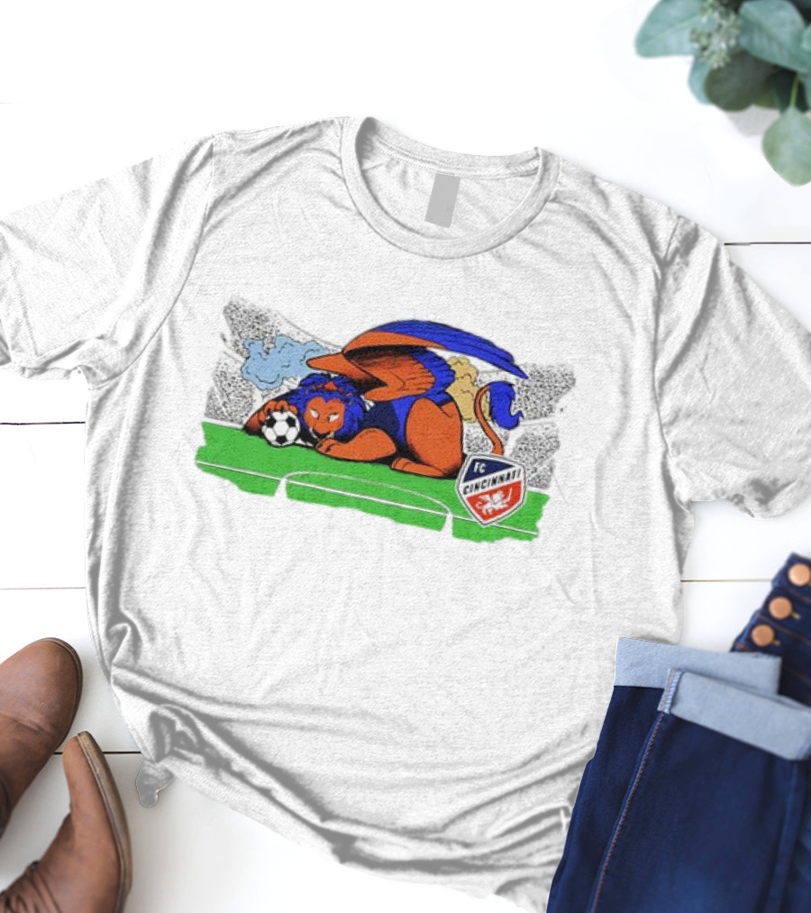 Next Gary The Lion Soccer FC Cincinnati T-Shirt