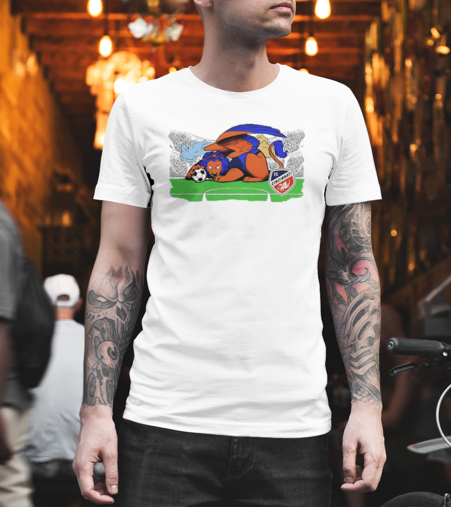 Next Gary The Lion Soccer FC Cincinnati T-Shirt