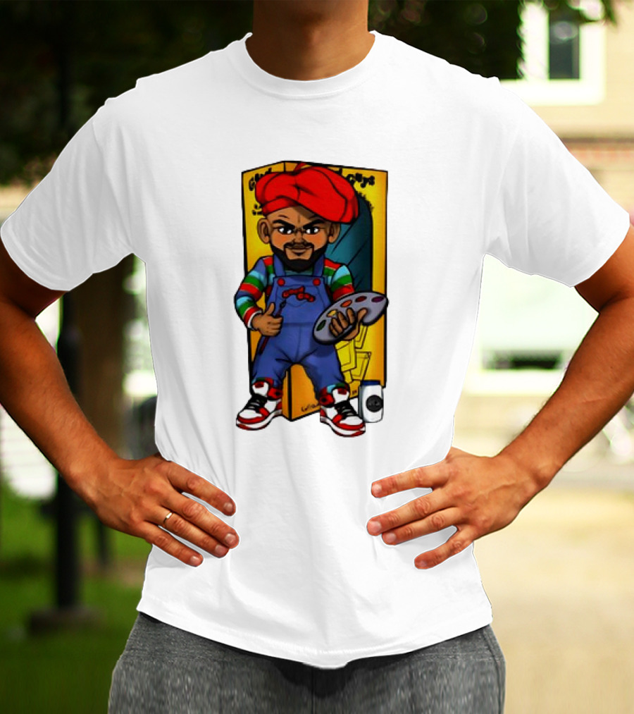 The Real McCoy JDX Cartoon Artist With Palette And Brush T-Shirt
