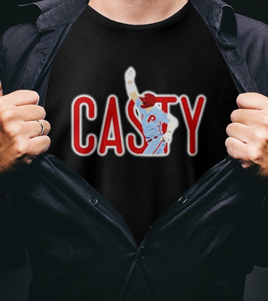 Casty Nick Castellanos Phillies Ring Finger T-Shirt