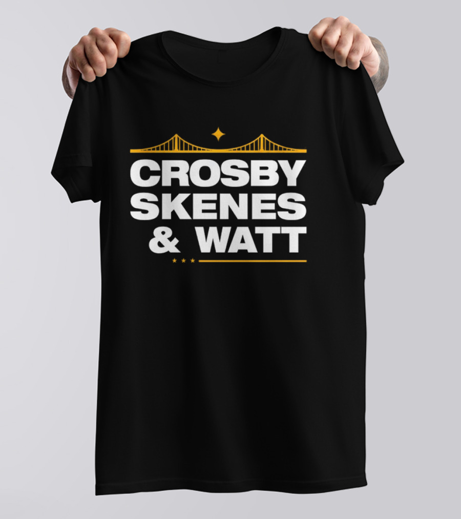 Crosby Skenes And Watt Bridge Stars T-Shirt