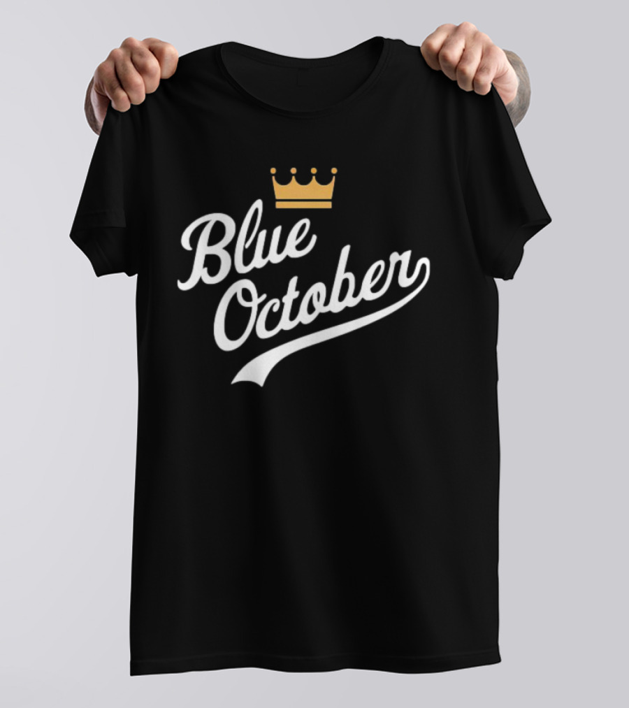Kansas City Royals Blue October Crown T-Shirt