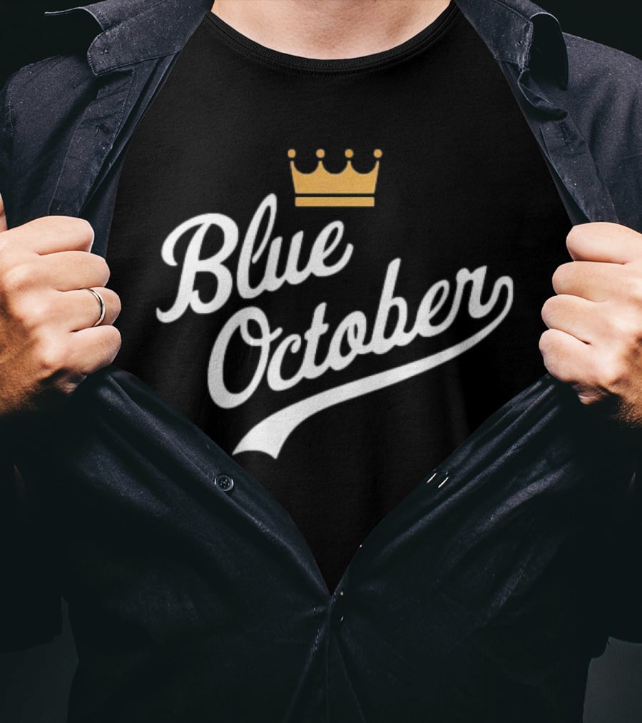 Kansas City Royals Blue October Crown T-Shirt