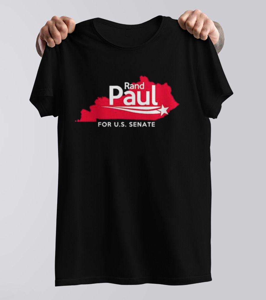 Rand Paul For U.S. Senate Kentucky Map Campaign T-Shirt