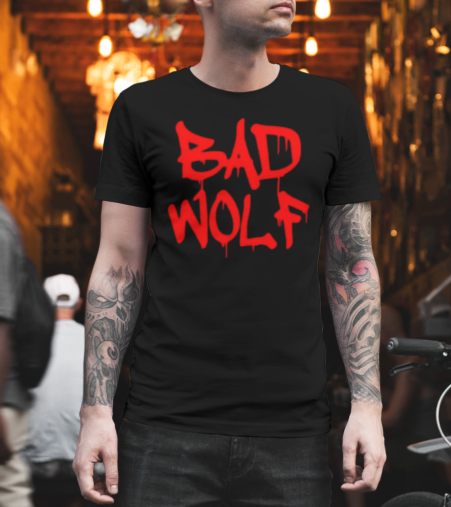 Weaver Bad Wolf Dripping Red Graffiti T-Shirt