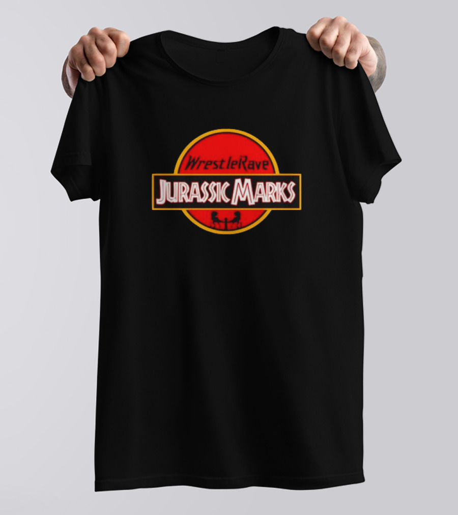 WrestleRave Jurassic Marks Dinosaur T-Shirt