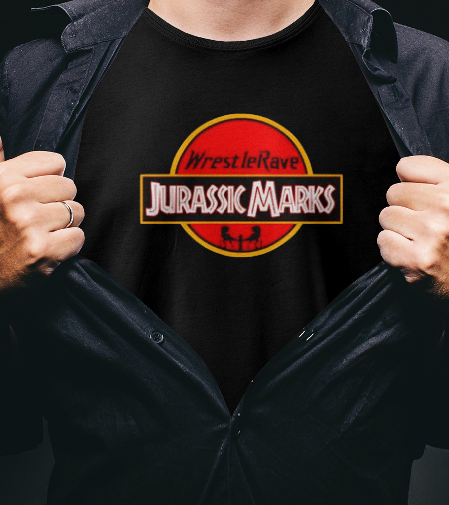 WrestleRave Jurassic Marks Dinosaur T-Shirt